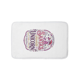 Unicorn Santa's Favourite Unicorn Bath Mat