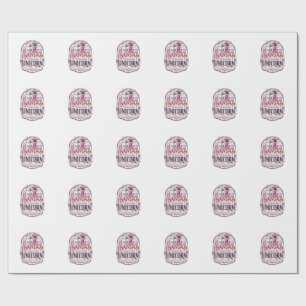 Unicorn Santa's Favourite Unicorn Wrapping Paper