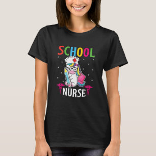 Unicorn School Nurse Nursicorn  Unicorn Back To Sc T-Shirt
