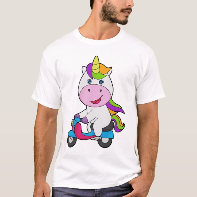 Unicorn Scooter T-Shirt (Front)