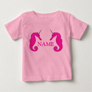 Unicorn Seahorse Baby T-Shirt