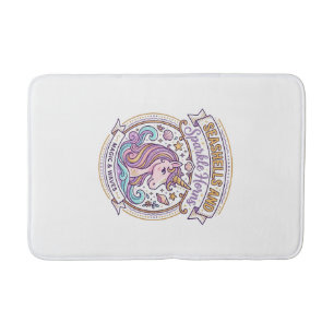 Unicorn Seashells and Sparkle Horns POD Ready Zazz Bath Mat