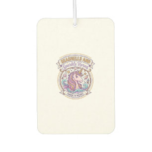 Unicorn Seashells and Sparkle Horns POD Ready Zazz Car Air Freshener