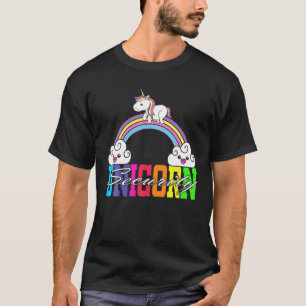 Unicorn Security Adult Dad Mom And Daughter Costum T-Shirt