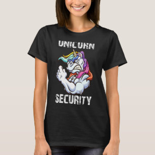Unicorn Security Costume Police Men Women Kids T-Shirt