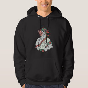 Unicorn Security Dont Mess With My Sister Brother Hoodie