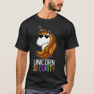 Unicorn Security Funny Easy Halloween Costume Gift T-Shirt