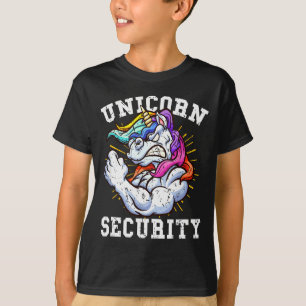 Unicorn Security - Manly Muscular Unicorn Lovers  T-Shirt