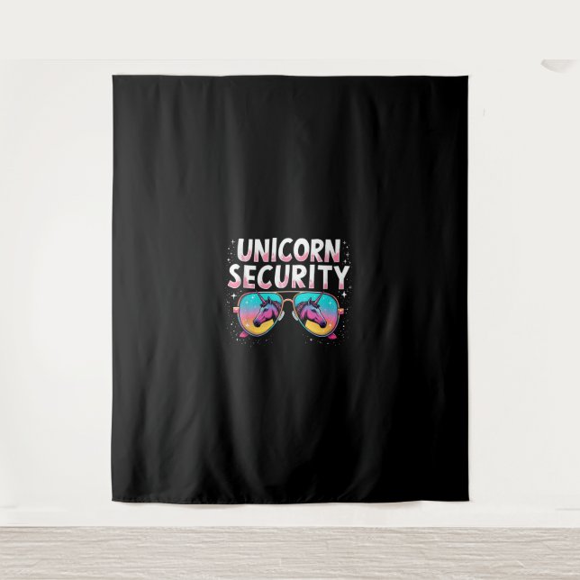 Unicorn Security Tank Top_1 Tapestry (Front)