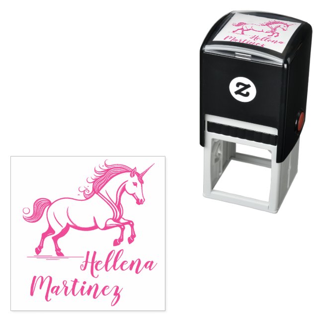 Unicorn Self-inking Stamp (In Situ)