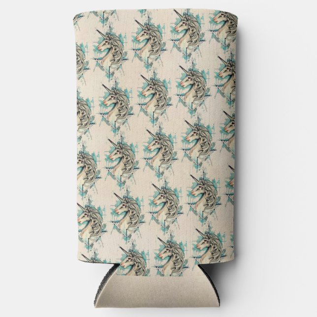 Unicorn Seltzer Can Cooler (Front)