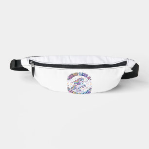 Unicorn Shine Like a Unicorn Graphic Design T-Shir Bum Bags