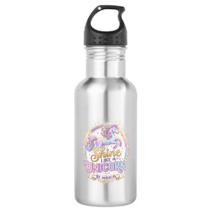 Unicorn Shine Like a Unicorn POD Ready Marketplace 532 Ml Water Bottle
