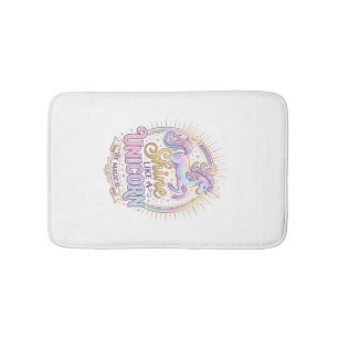 Unicorn Shine Like a Unicorn POD Ready Marketplace Bath Mat