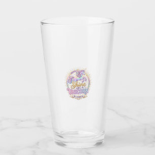 Unicorn Shine Like a Unicorn POD Ready Marketplace Glass