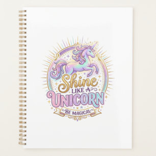Unicorn Shine Like a Unicorn POD Ready Marketplace Planner
