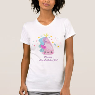 Unicorn shirt - mummy of the birthday girl