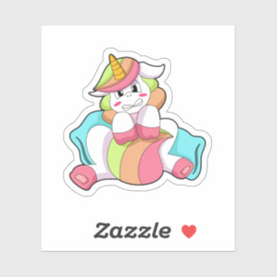 Unicorn Shy with Pillow