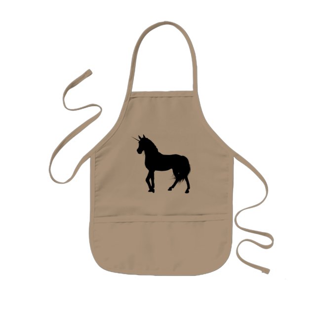 Unicorn Silhouette Apron (Front)