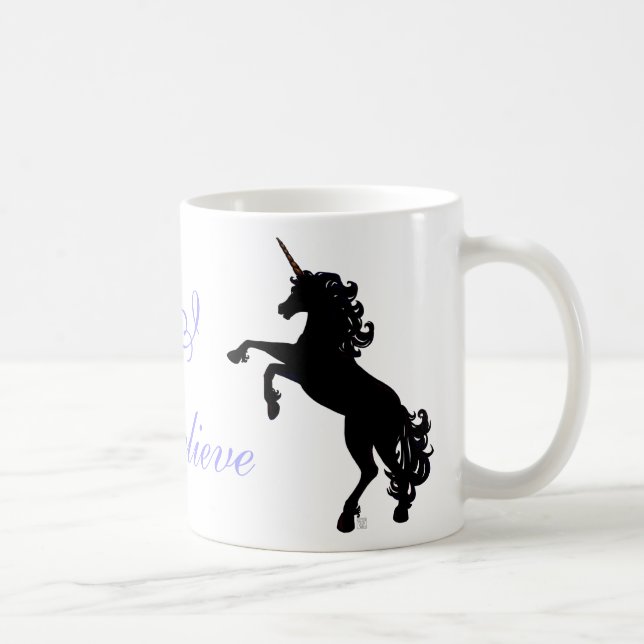 Unicorn Silhouette Coffee Mug (Right)