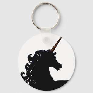 Unicorn Silhouette Key Ring