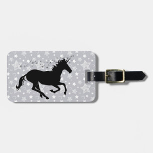 Unicorn Silhouette Luggage Tag