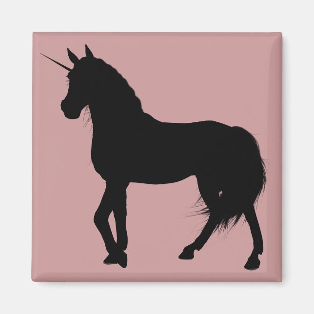 Unicorn Silhouette Magnet (Front)