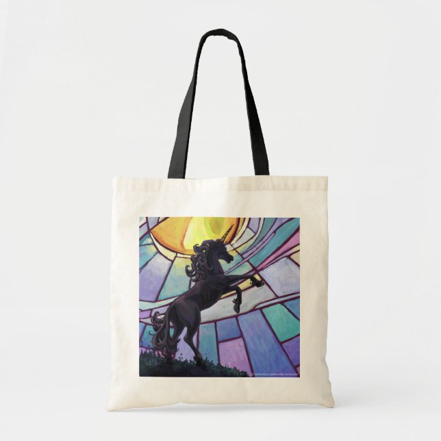 Unicorn Silhouette Tote Bag (Front)
