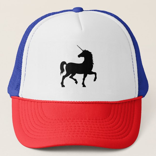 Unicorn Silhouette Trucker Hat (Front)