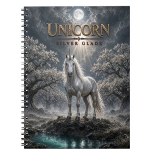 Unicorn Silver Glade Dark Cinema Notebook