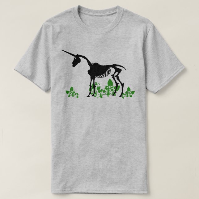 Unicorn Skeleton T-Shirt (Design Front)