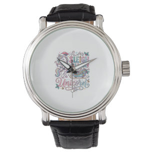 Unicorn Sleigh All Day Unicorn Adorable Sticker an Watch