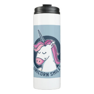 Unicorn Smiles Thermal Tumbler