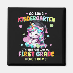 Unicorn So Long Kindergarten Graduation Last Day O Magnet