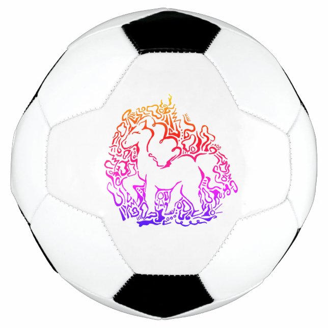 Unicorn Soccer Ball (Front)