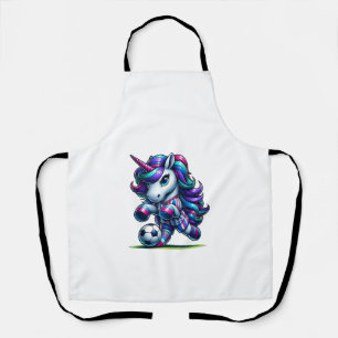 Unicorn Soccer Team Player Tank Top Apron