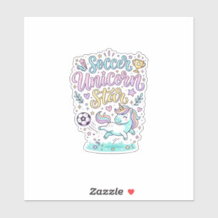 Unicorn Soccer Unicorn Star Cute