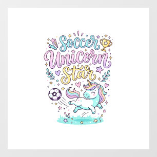 Unicorn Soccer Unicorn Star Cute