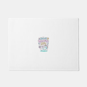Unicorn Soccer Unicorn Star Cute Doormat