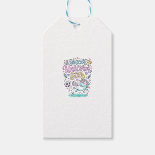 Unicorn Soccer Unicorn Star Cute Gift Tags