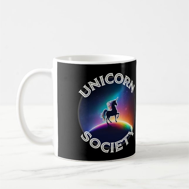 Unicorn Society Coffee Mug (Left)