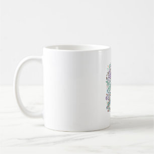 Unicorn Soft Heart Sharp Horn White Background Typ Coffee Mug
