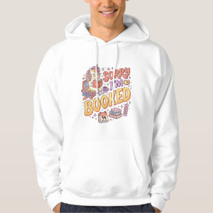 Unicorn Sorry I'm Booked Whimsical Zazzle Design_1 Hoodie
