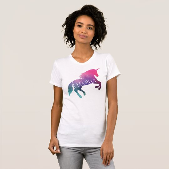 Unicorn Sparkle Space Galaxy Dreamer T-Shirt