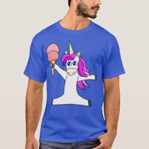 Unicorn splits while holding an ice cream T-Shirt