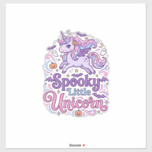 Unicorn Spooky Little Unicorn Retro Style Shirt Gr
