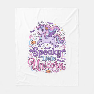 Unicorn Spooky Little Unicorn Retro Style Shirt Gr Fleece Blanket