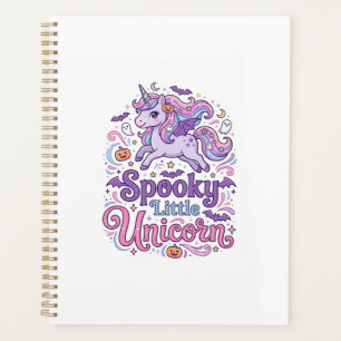 Unicorn Spooky Little Unicorn Retro Style Shirt Gr Planner