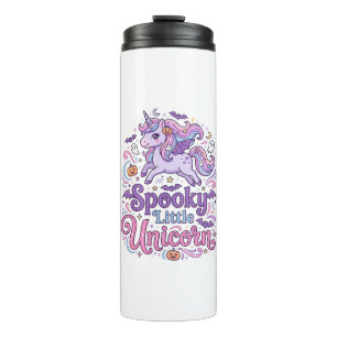 Unicorn Spooky Little Unicorn Retro Style Shirt Gr Thermal Tumbler