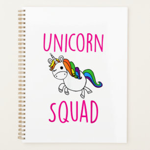 Unicorn Squad Cute Funny Unicorn Party Shirt T-Shi Planner